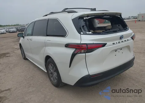 2021 Toyota Sienna Xle from USA, damaged, VIN 5TDYRKEC2MS010054